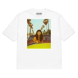 White Graphic T-Shirt with Colorful Print